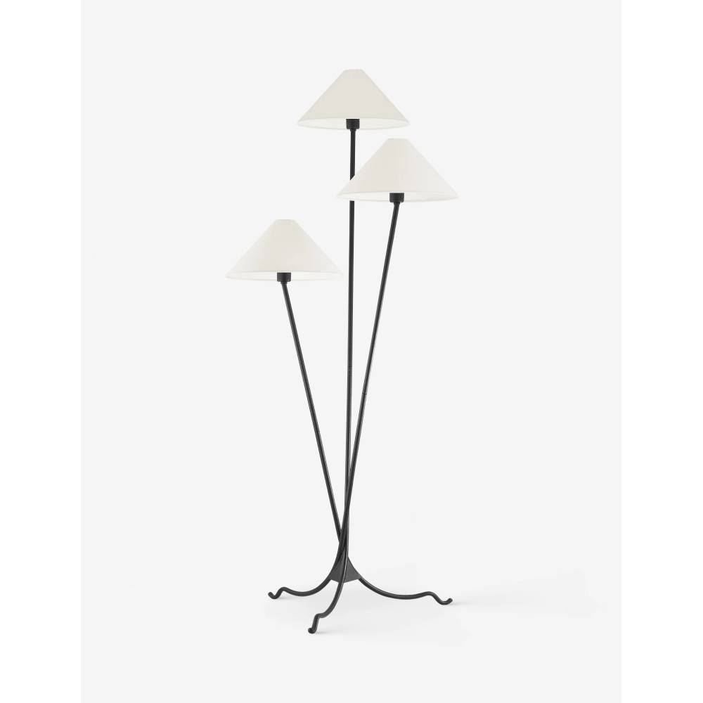 Cedar Floor Lamp Contemporary Standing Lamp by for Living Room or Bedroom